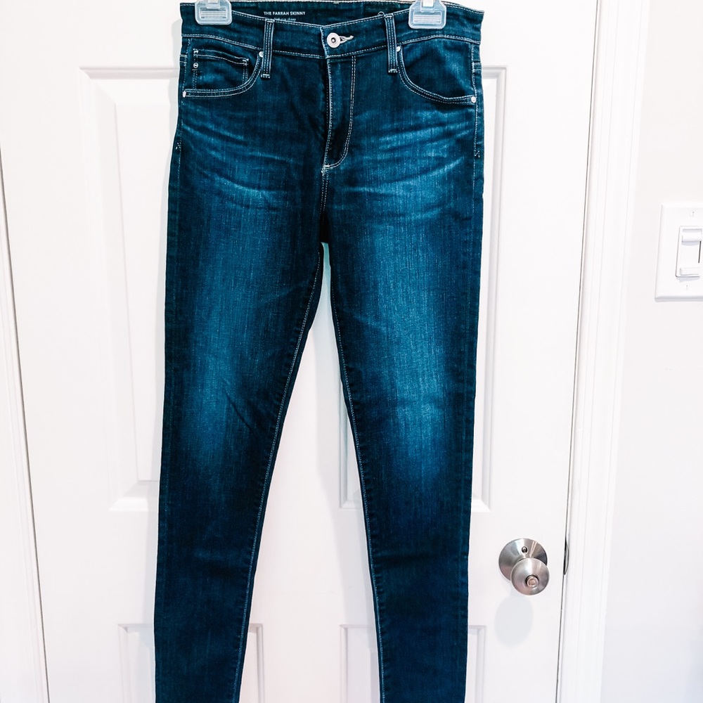 AG The Farrah Skinny high rise jeans